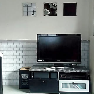 テレビ マスキングテープのインテリア実例 Roomclip ルームクリップ
