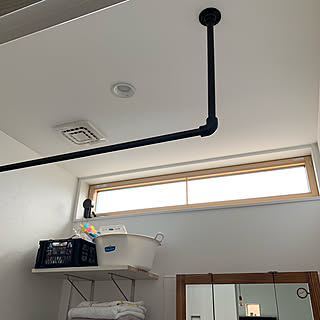 洗面所 物干しのインテリア実例 Roomclip ルームクリップ