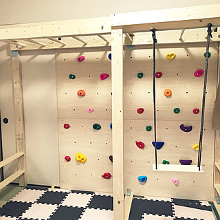 ボルダリングdiyのインテリア 手作りの実例 Roomclip ルームクリップ