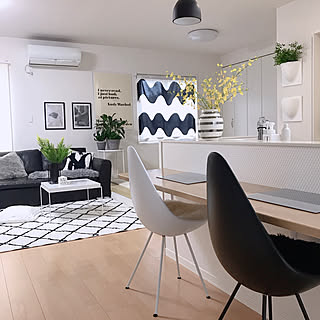 グリーンのある暮らし/〇〇のある暮らし/モノトーンインテリア/北欧モノトーン/モノトーン...などのインテリア実例 - 2020-01-27 19:26:29