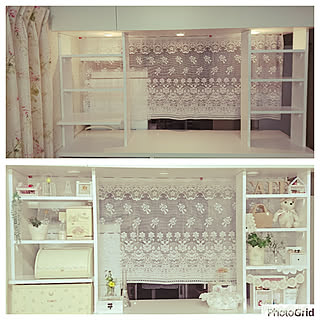 リビング/キッチンカウンターの上/キッチンカウンターDIY/棚DlY★/1×6材/1日、1日を大切に❤️...などのインテリア実例 - 2018-09-26 15:16:27