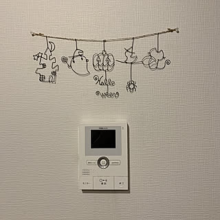 ワイヤーガーランド/ハロウィン/壁/天井/minneで購入♡のインテリア実例 - 2019-09-26 21:11:15