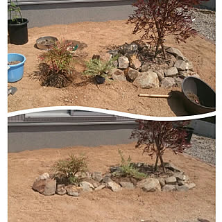 玄関/入り口/外構DIY/ロックガーデンにしたい/庭/観葉植物のある暮らし...などのインテリア実例 - 2019-05-13 00:07:50