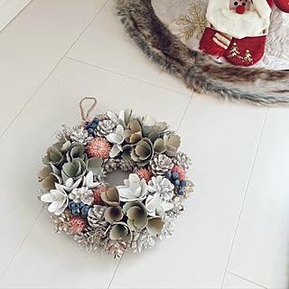 リース 青山フラワーマーケットのおしゃれなアレンジ 飾り方のインテリア実例 Roomclip ルームクリップ