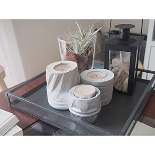 部屋全体/エアプランツ/DIY/IKEA/セメントキャンドルホルダー...などのインテリア実例 - 2016-08-02 12:26:34