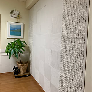 「不器用さんのハンドメイド」/ハンドメイドブログやってます(^^)/時計手作り/絵のある暮らし/パキラ成長中...などのインテリア実例 - 2020-08-11 08:44:37