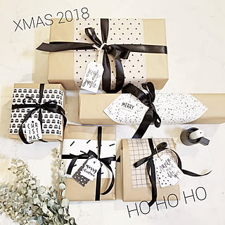 クリスマスラッピングのインテリア実例 Roomclip ルームクリップ