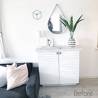 DIYキャビネット/DIY/H&M HOME/ハンドメイド/古材...などのインテリア実例 - 2018-04-15 21:43:01