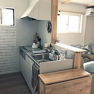 小さいキッチンのインテリア実例 Roomclip ルームクリップ