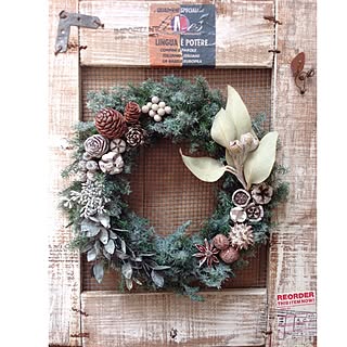 クリスマスリース ヒムロスギのインテリア実例 Roomclip ルームクリップ