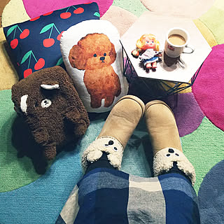 部屋全体/ルームシューズ/お返事とても遅くてごめんなさい/いいねありがと♡/昭和のお家...などのインテリア実例 - 2018-12-15 15:59:25