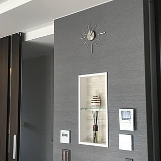 壁掛け時計 Bliciaのインテリア実例 Roomclip ルームクリップ