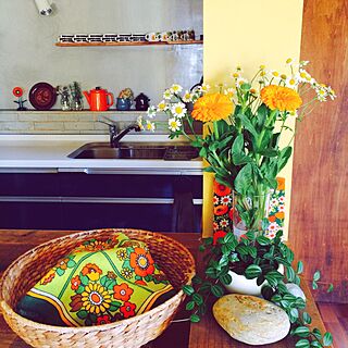 キッチン 花を飾るのインテリア実例 Roomclip ルームクリップ