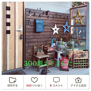 玄関/入り口/みなさんのおかげです♡/RCの出会いに感謝♡/板壁/玄関扉DIY...などのインテリア実例 - 2017-01-14 14:05:50