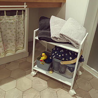 バス/トイレ/イベント用に♡/クッションフロア/セリア/IKEA...などのインテリア実例 - 2017-11-25 00:00:20