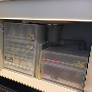 キッチン/一人暮らし/シンプルライフ/無印良品/キッチン収納...などのインテリア実例 - 2017-07-30 13:57:14