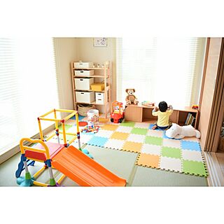 おもちゃ収納 和室をキッズスペースにのインテリア実例 Roomclip ルームクリップ