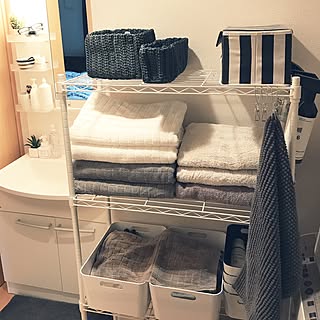 バス トイレ スチールラックのインテリア実例 Roomclip ルームクリップ
