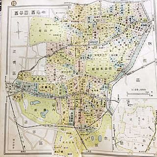 新宿區編/二住生活/東京の家/戦前の東京の地図/連投すみません(。><)...などのインテリア実例 - 2018-05-03 10:35:43