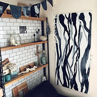 断熱材でファブリックパネルのインテリア実例 Roomclip ルームクリップ