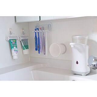 洗面台 歯ブラシ立てのインテリア実例 Roomclip ルームクリップ