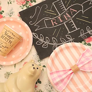 机/100均アイテム/紙皿/IKEA/テーブルクロス...などのインテリア実例 - 2016-10-02 20:39:20