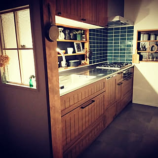 キッチン/キッチン/小さな幸せ/同居/古道具×GREEN...などのインテリア実例 - 2020-03-27 23:39:18