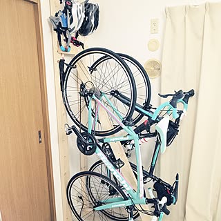 壁 天井 ロードバイクのインテリア実例 Roomclip ルームクリップ