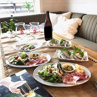 ビールグラス/グラス/食卓/ヘビロテ商品/グリーンのある暮らし...などのインテリア実例 - 2019-07-04 19:02:26