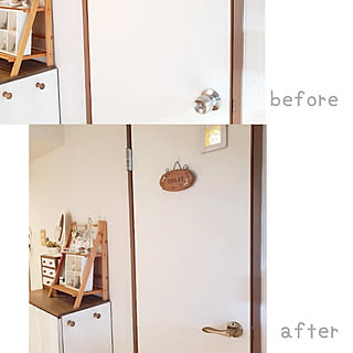 ドアノブ交換のインテリア実例 Roomclip ルームクリップ