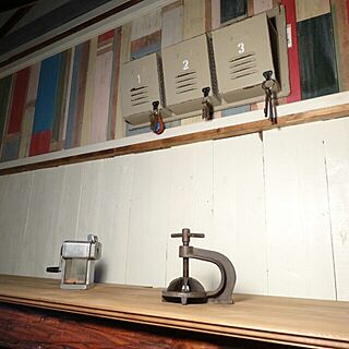 壁/天井/手作り/DIY/モザイクウォール/リノベーションのインテリア実例 - 2013-10-19 22:41:20