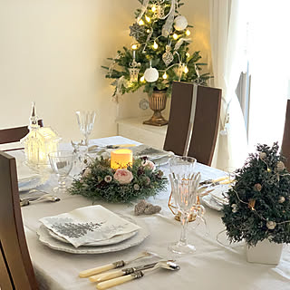 フレンチシックに憧れ/賃貸でも楽しく♪/こどものいる暮らし/ハンドメイド/クリスマス...などのインテリア実例 - 2019-12-26 14:17:23