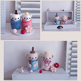 棚/ひな祭りディスプレイ/ひなまつり/お雛様/ハンドメイド...などのインテリア実例 - 2019-01-17 14:32:55