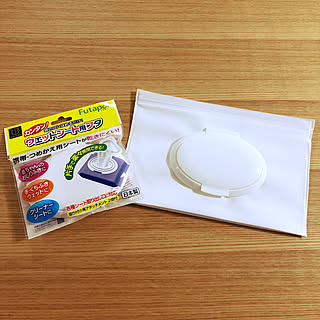 ホワイトが好き/ウェットティッシュケース/ウェットシートケース/100均/キャンドゥ...などのインテリア実例 - 2020-02-18 19:50:22