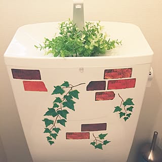フェイクグリーン トイレタンクのおしゃれなアレンジ 飾り方のインテリア実例 Roomclip ルームクリップ