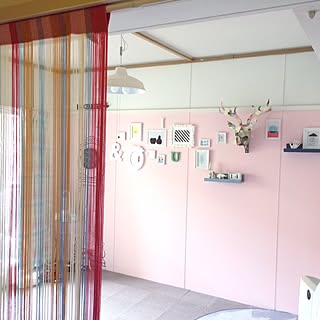 のれん フランフランのおしゃれなアレンジ 飾り方のインテリア実例 Roomclip ルームクリップ