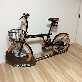 自転車スタンドdiyのインテリア 手作りの実例 Roomclip ルームクリップ