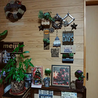 壁/天井/いいね!ありがとうございます◡̈♥︎/フォロー感謝です✨/観葉植物のある暮らし/まだまだ初心者☆...などのインテリア実例 - 2017-12-02 20:12:50