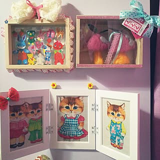 棚/築60年/いいねコメありがとう(〃∇〃)/hiyoちゃんからのシール♡/mamimamiちゃん作キノコちゃん...などのインテリア実例 - 2017-07-08 21:19:55