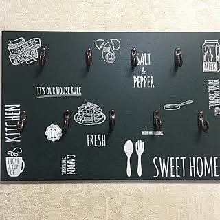 100均 ミニ黒板diyのインテリア 手作りの実例 Roomclip ルームクリップ