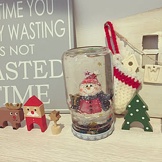 100均 スノードーム手作りのインテリア実例 Roomclip ルームクリップ