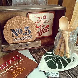 棚/10分でできる/coffeeフィルター入れ/コースター好き/NO GREEN NO LIFE...などのインテリア実例 - 2017-01-13 12:16:31