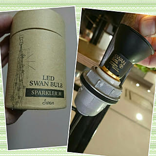 玄関/入り口/RCの皆さまに感謝♡/連投ご容赦/LEDライト/SWAN BULB...などのインテリア実例 - 2018-04-11 07:55:47