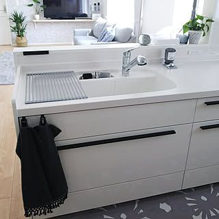 キッチン/dispenser/シリコン水切り/LIXILキッチン/H&M HOME...などのインテリア実例 - 2018-04-19 14:39:14