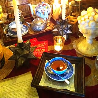 キャンドル/照明/雑貨/ティータイムのインテリア実例 - 2012-08-18 22:24:59