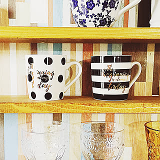 キッチン/マグカップ大好き/マグカップ/マグカップマニア/ダイソー新商品...などのインテリア実例 - 2018-01-11 15:30:11