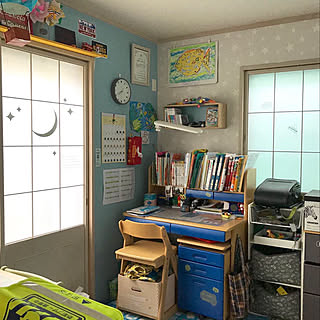 子供部屋 障子リメイクのインテリア実例 Roomclip ルームクリップ