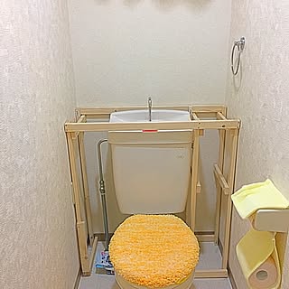バス/トイレ/トイレのDIY/ビール飲もう/一人暮らし/yellow...などのインテリア実例 - 2016-12-03 23:51:01