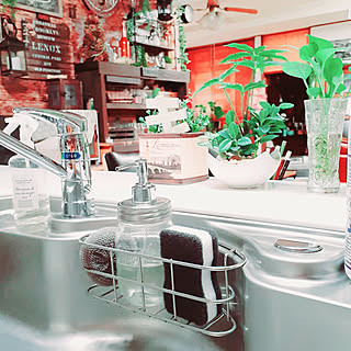 キッチン/スポンジ置き場/2020.1.24/いいね、フォローに感謝です.｡.:*♡/見てくれてありがとう♡...などのインテリア実例 - 2020-01-24 17:47:20