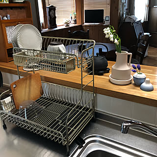 ニトリの水切りラックのインテリア実例 Roomclip ルームクリップ